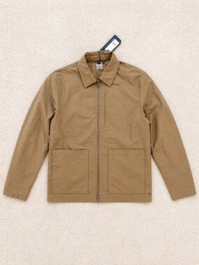 VRST Water Repellent UPF 50+ Chore Jacket Brown  L Full Zip Men's